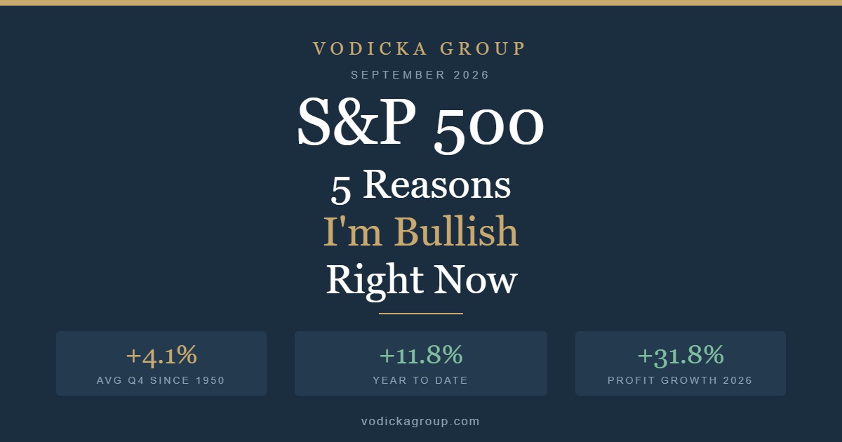 S&P 500: 5 Reasons I’m Bullish Right Now